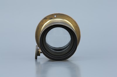 Lot 633 - A Negretti & Zambra Petzval Brass Lens