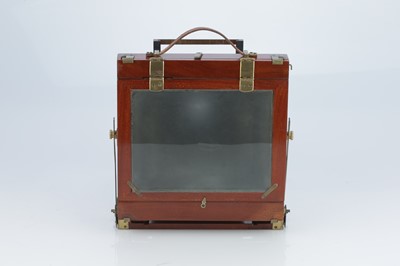 Lot 723 - A Fine Mahogany Whole Plate Field Camera