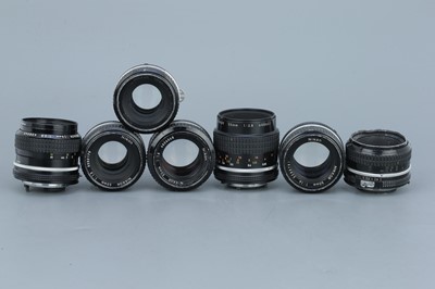 Lot 238 - A Selection of Nikon Manual Focus Lenses