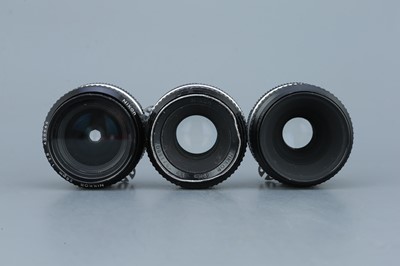 Lot 238 - A Selection of Nikon Manual Focus Lenses