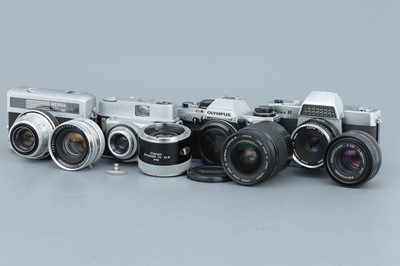 Lot 397 - A Selection of Various Camera & Lenses