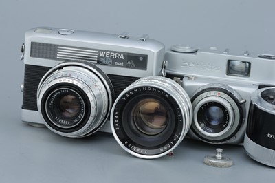 Lot 397 - A Selection of Various Camera & Lenses