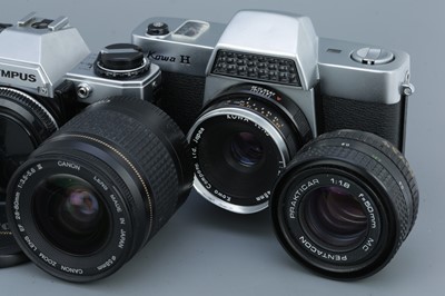 Lot 397 - A Selection of Various Camera & Lenses