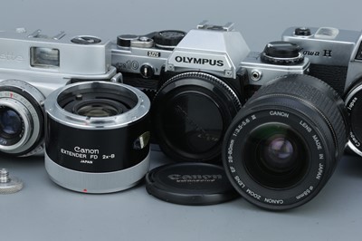 Lot 397 - A Selection of Various Camera & Lenses