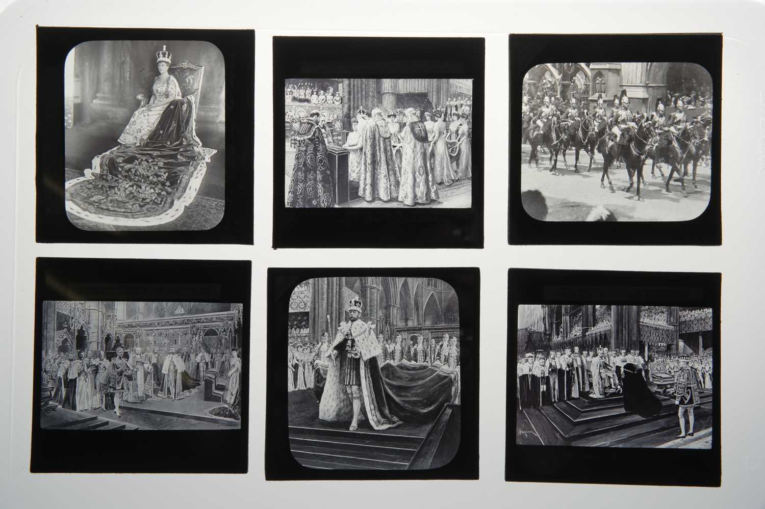 Lot 157 - Magic Lantern Slides of Edward VII Coronation