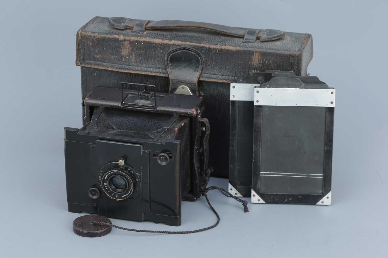 Struts Camera Lot 668 - A C.P. Goerz Folding Strut Camera,