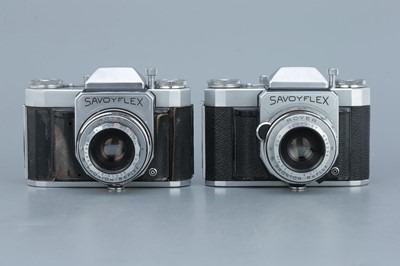 Lot 395 - Three Royer Savoyflex Cameras