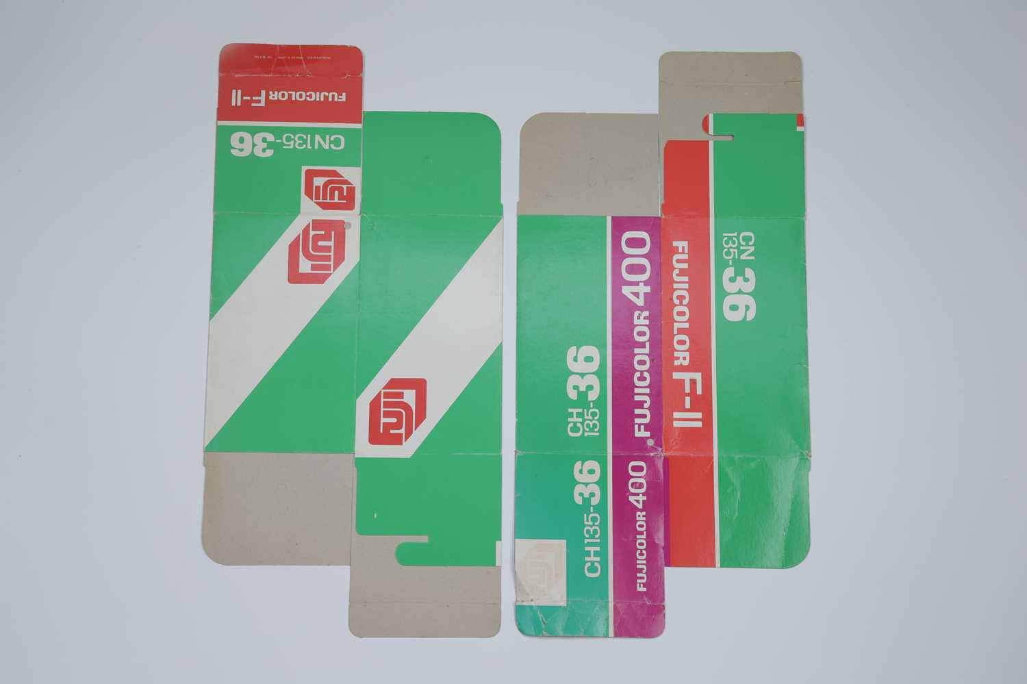 Lot 559 - Two Small Fuji Fujicolor Display Boxes,