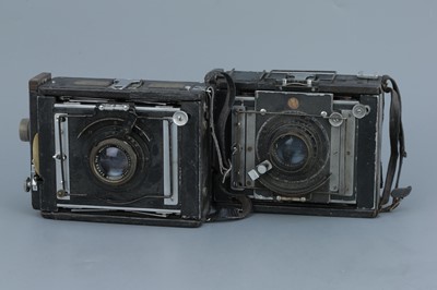 Lot 540 - Two Van Neck Press Cameras