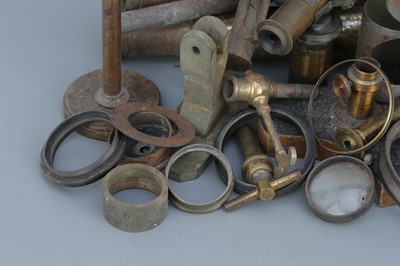 Lot 32 - A Selection of Various Brass Microscope & Telescope Parts