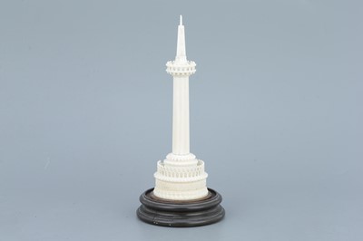 Lot 48 - Ivory Engine Turned Thermometer