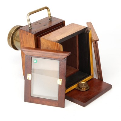 Lot 396 - A Replica Sliding Box Camera