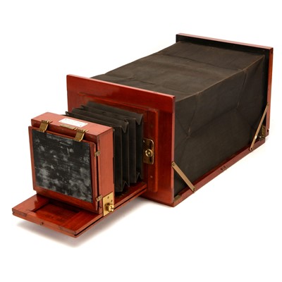 Lot 397 - A Fine London Stereoscopic Co. Mahogany Whole Plate Copy Camera