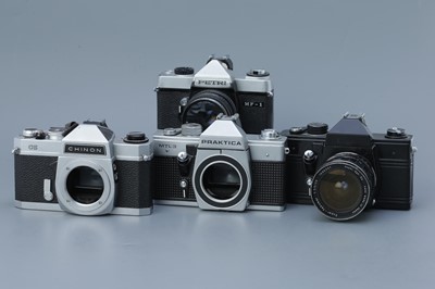 Lot 653 - A Selection of M42 Mount Cameras