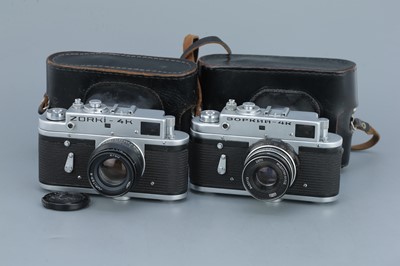 Lot 651 - Two Zorki-4 Series Cameras