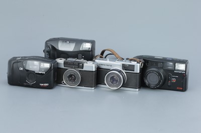 Lot 652 - Five Olympus Compact Cameras