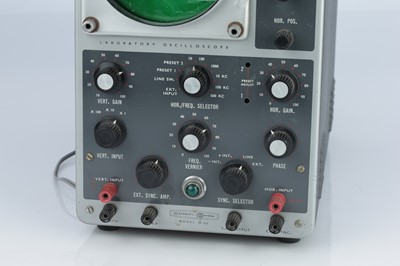 Lot 44 - A Heathkit Daystrom Oscilloscope Model 10-12U