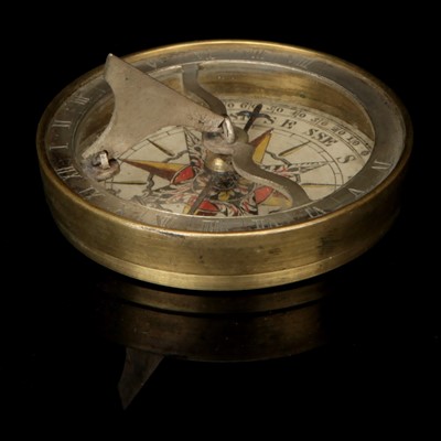 Lot 147 - An English Compass Sundial Calendar Compendium