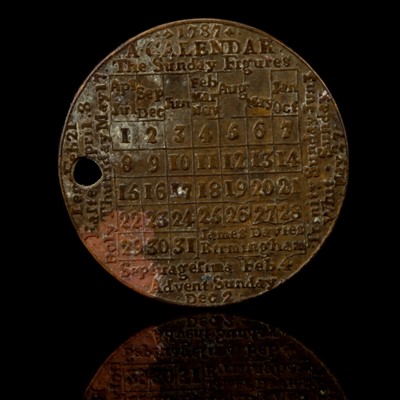 Lot 149 - Six 18th Century Calendar Medals