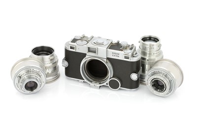 Lot 116 - A Kodak Ektra Rangefinder Camera Outfit