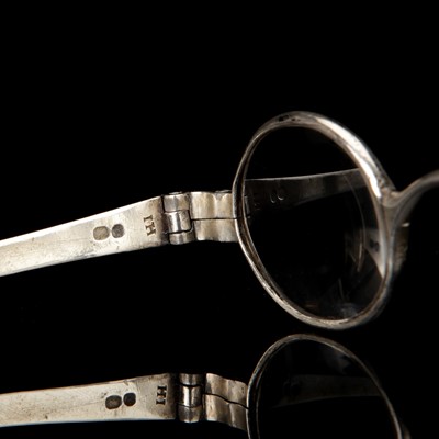 Lot 15 - A Pair of Georgian Silver Reading Spectacles