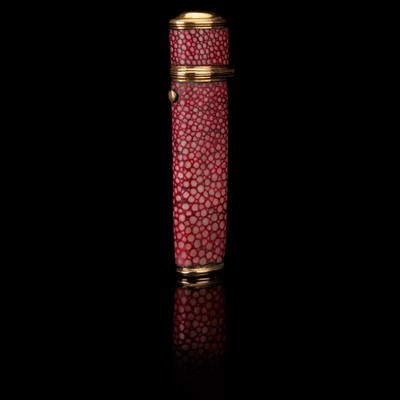 Lot 101 - An 18th Century Gold and Rayskin Lancet Case