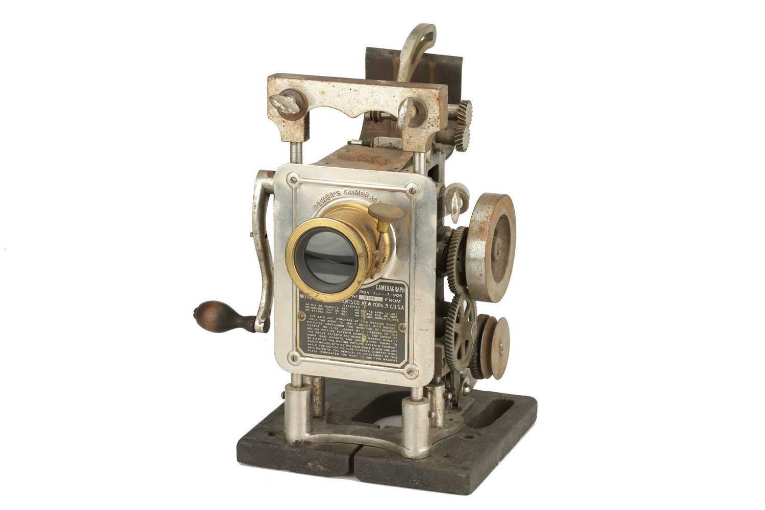 Lot 328 - A Powers Cameragraph  No.5 Hand Crank 35mm Projector