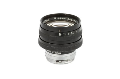 Lot 168 - A Nikon Nikkor-S f/1.4 50mm Lens