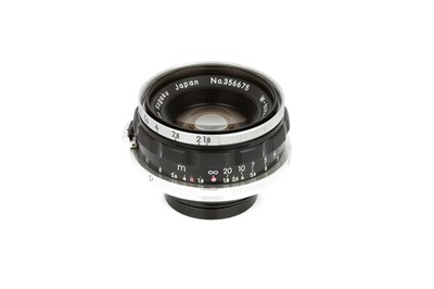 Lot 162 - A Nippon Kogaku W-Nikkor f/1.8 35mm Lens