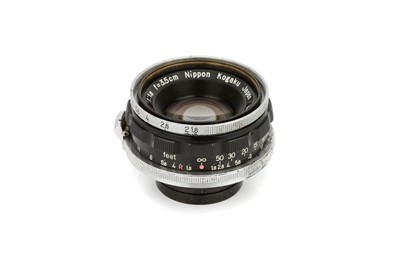 Lot 163 - A Nippon Kogaku W-Nikkor.C f/1.8 35mm Lens