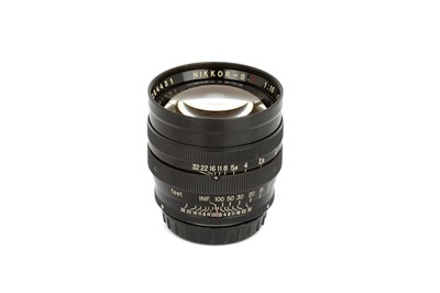 Lot 172 - A Nippon Kogaku Nikkor-S.C f/1.5 ('f15') 85mm Lens