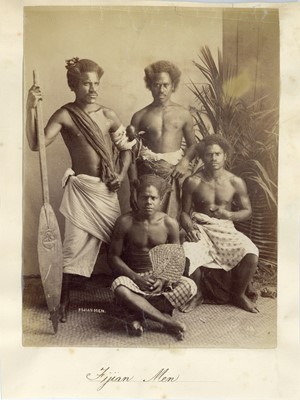 Lot 361 - Alfred Burton (1834-1914)(att.) Fijian Men