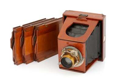 Lot 309 - A Shew & Co. Eclipse Mahogany Strut Camera