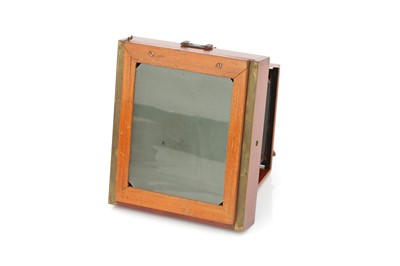 Lot 309 - A Shew & Co. Eclipse Mahogany Strut Camera