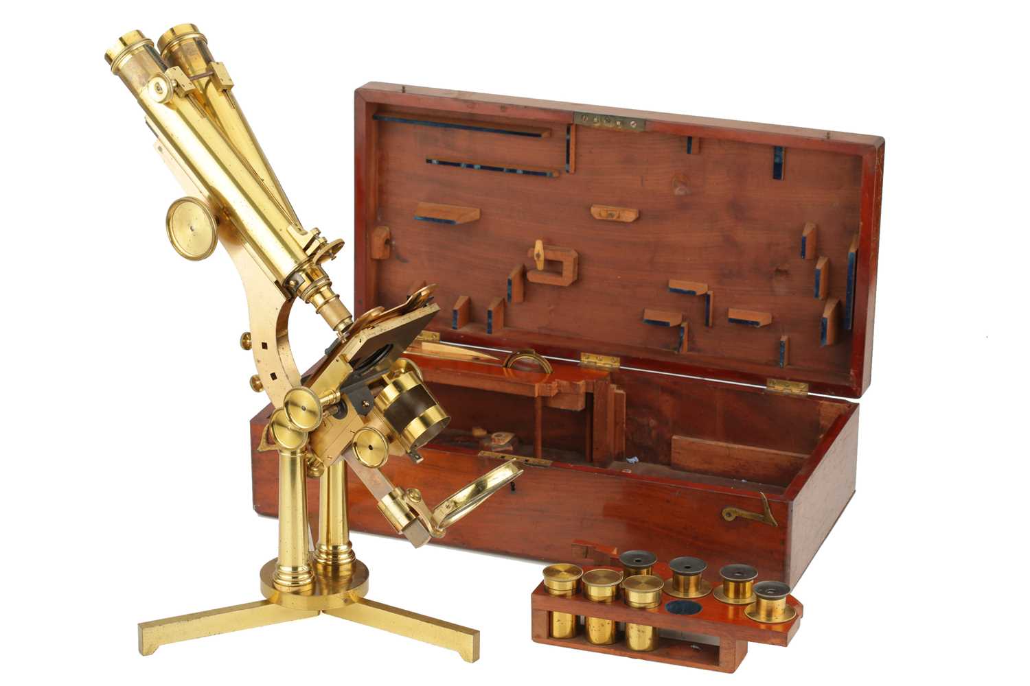 Lot 400 - A Smith & Beck Best No.1 Portable Binocular