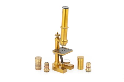 Lot 403 - An Early Zeiss Brass Microscope