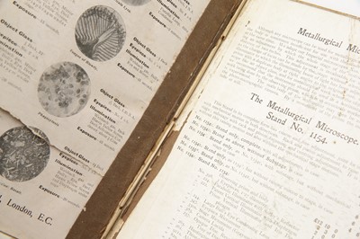 Lot 406 - Collection of Beck Microscope Catalogues 1904 - 1963