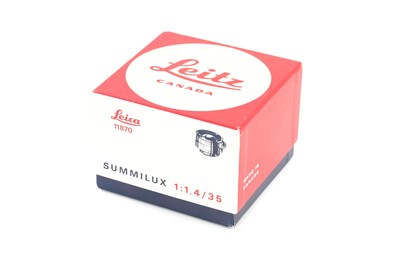 Lot 48 - A Leitz Summilux f/1.4 35mm Lens