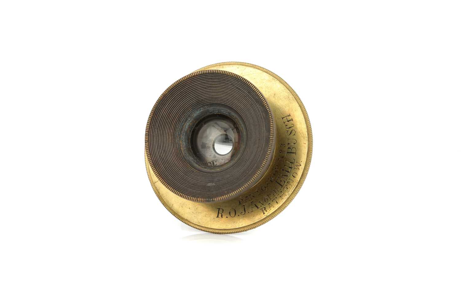 Lot 318 - An Emil Busch Pantoskop No.3 Brass Lens