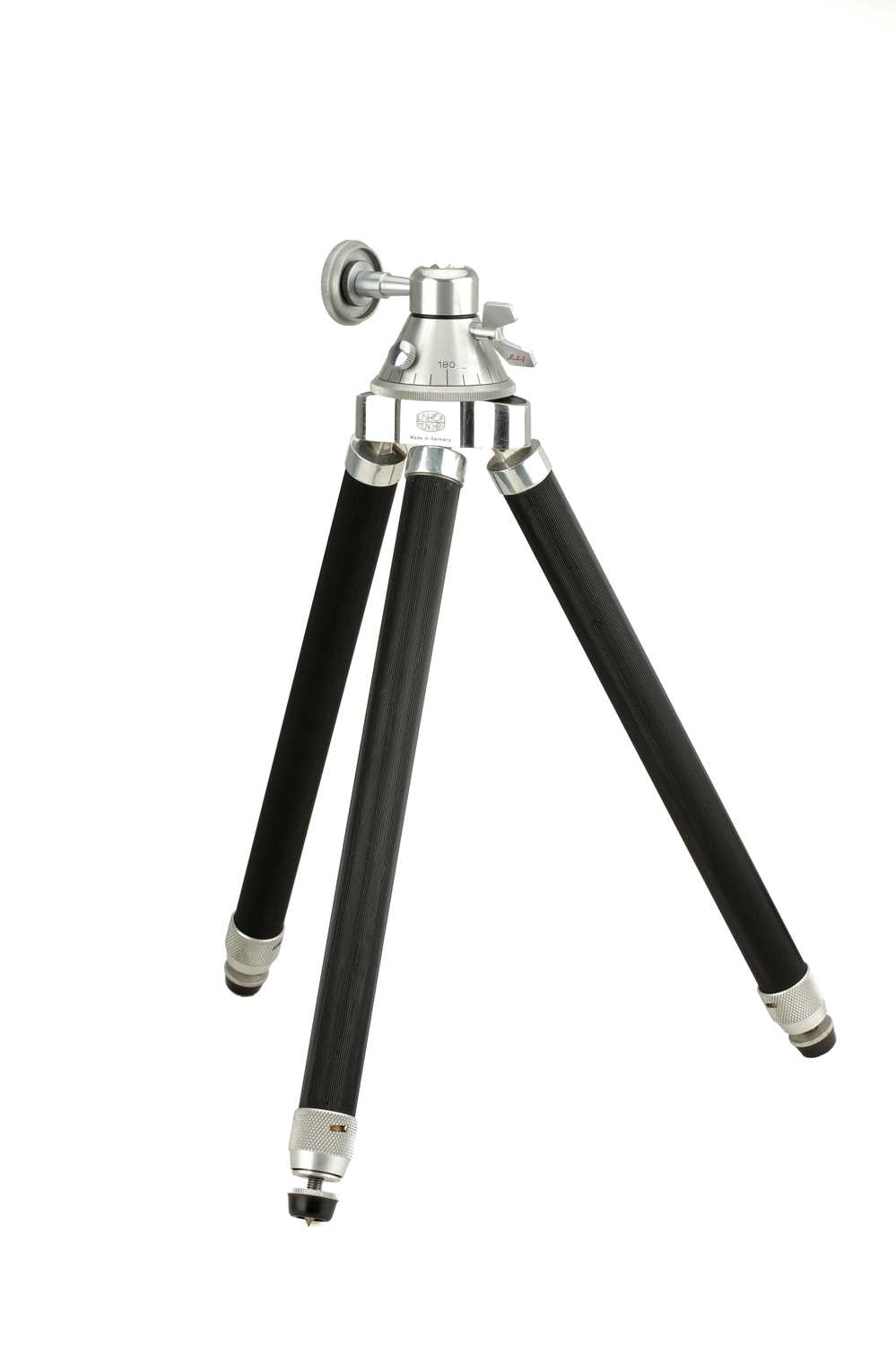 Lot 331 - A Linhof Report Tripod