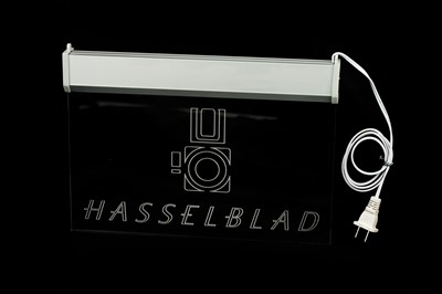 Lot 228 - A Hasselblad Illumanated Advertising Sign