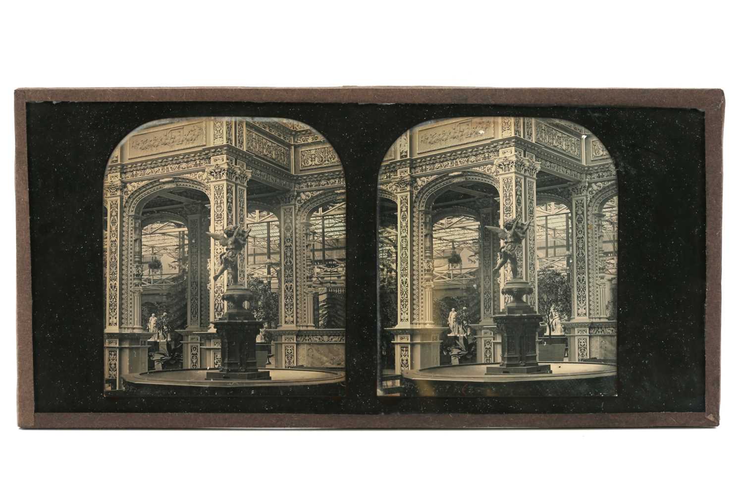 Lot 341 - A Stereoscopic Daguerreotype, The Renaissance Court at the Great Exhibition