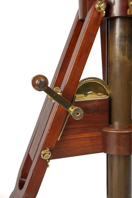 Lot 463 - Large Victorian 4in Telescope & Stand with Provenance