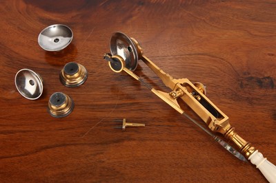 Lot 1 - A Fine G. F. Brander Gilt Brass & Ivory Microscope Compendium