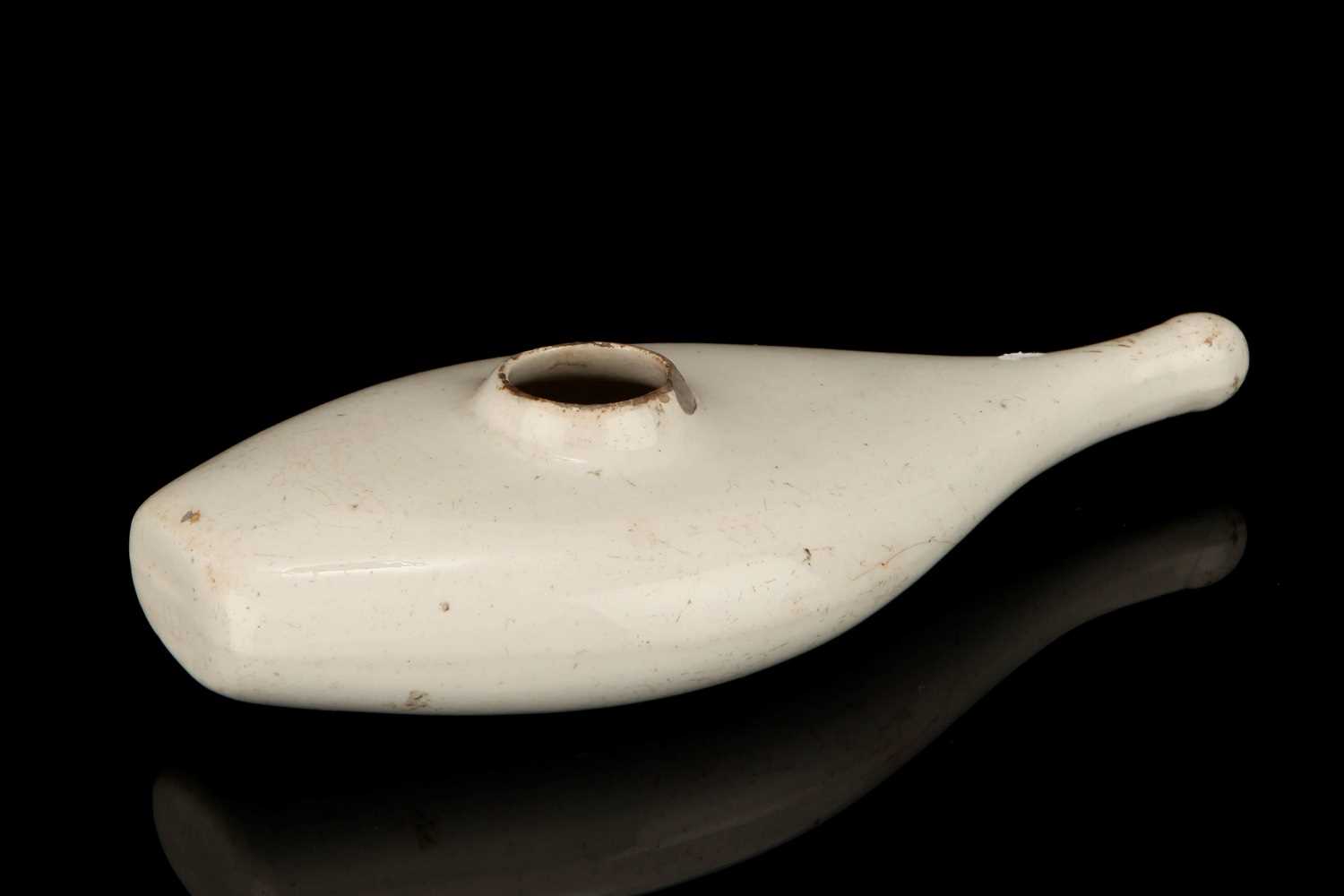 Lot 101 - An Early 19th Century Pottery Feeding Bottle