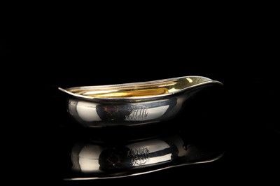 Lot 110 - A Fine Parcel-Gilt Silver Pap Boat by Henry Chawner