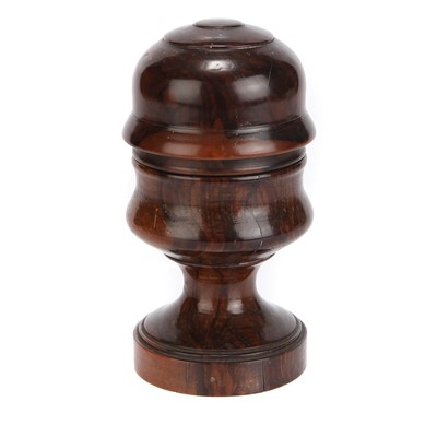 Lot 119 - A Large Rosewood Pill Silverer