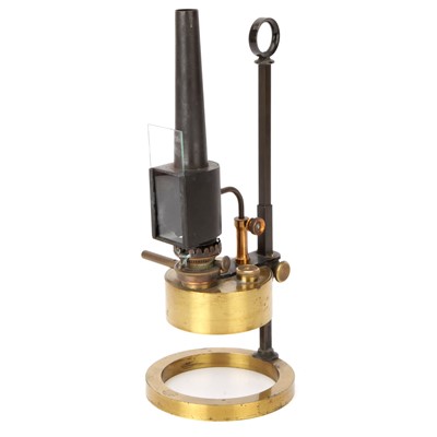 Lot 161 - A Microscope Oil Lamp
