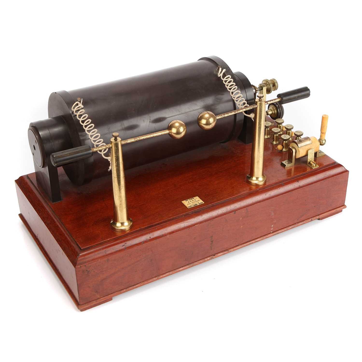 Lot 148 - A Large Induction Coil