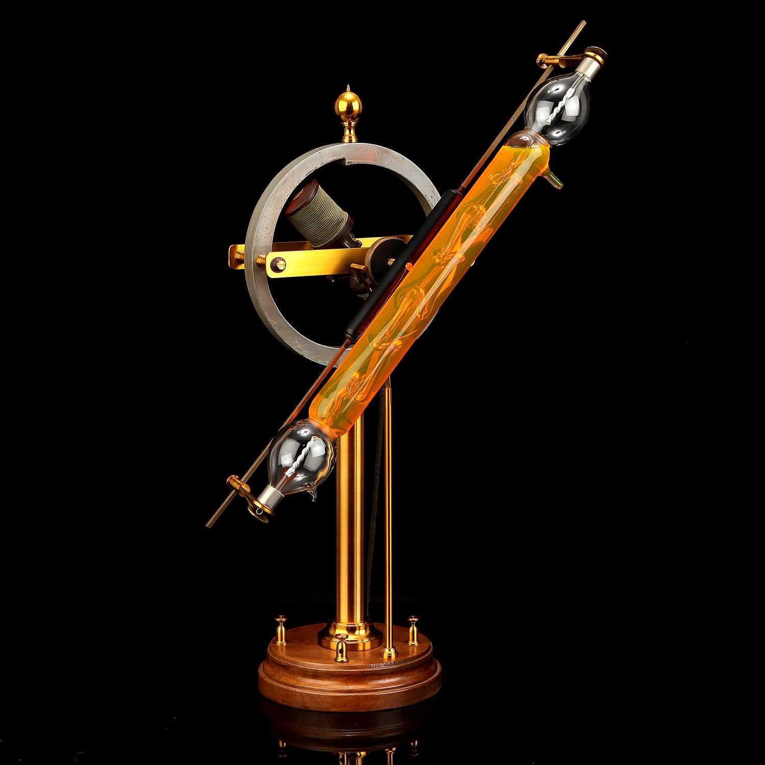 Lot 149 - A Large Geissler Tube Rotating Electric
